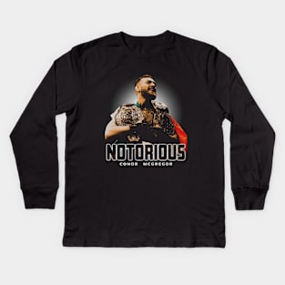 Conor McGregor Notorious Kids Long Sleeve T-Shirt